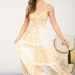 Macie Multi Pattern Midi Dress - 2 colors! - The Nines