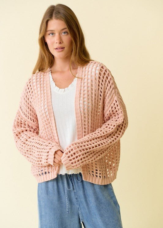 Crochet Cardigan - 2 Colors! - The Nines