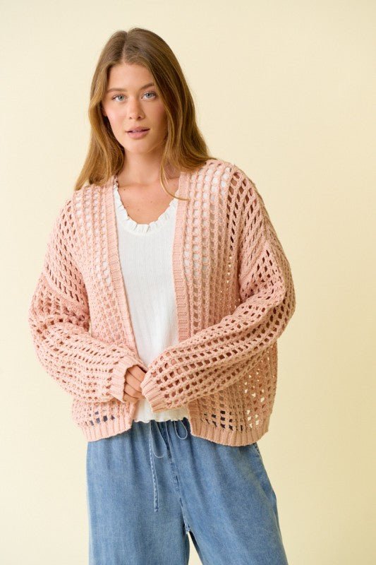 Crochet Cardigan - 2 Colors! - The Nines