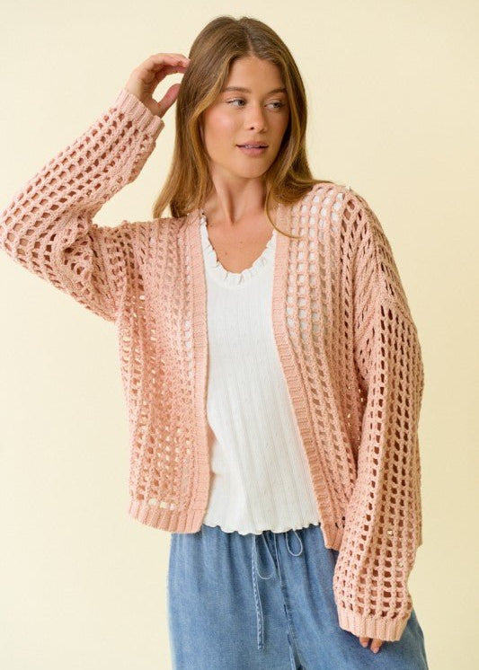 Crochet Cardigan - 2 Colors! - The Nines