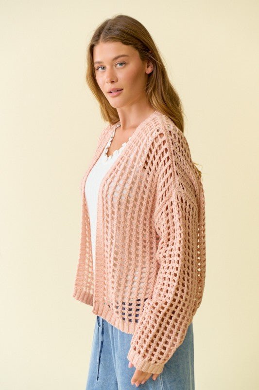 Crochet Cardigan - 2 Colors! - The Nines