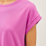 Lux Bamboo Tee - Berry