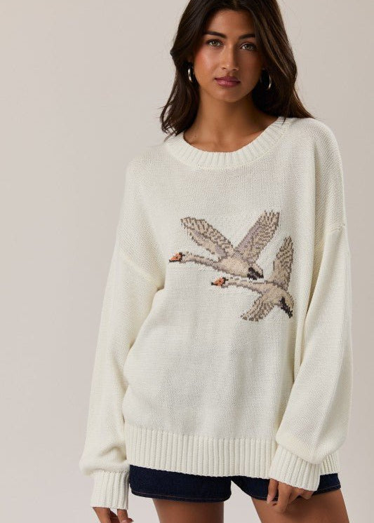 Swan Lightweight Sweater - The Nines