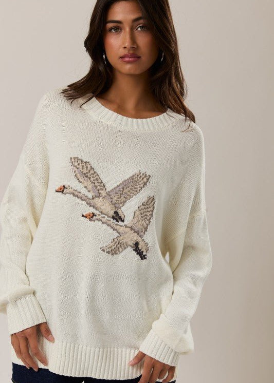 Swan Lightweight Sweater - The Nines
