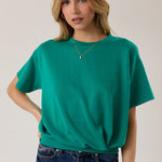 Emerald Gathered Top - The Nines