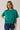 Emerald Gathered Top - The Nines