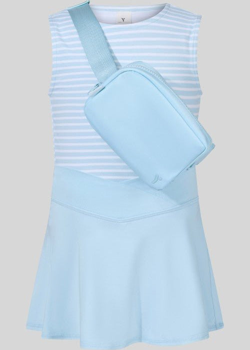 Girls Tank, Crossover Skort & Bag Set 3 colors - The Nines