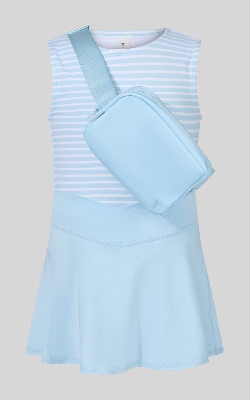Girls Tank, Crossover Skort & Bag Set 3 colors - The Nines