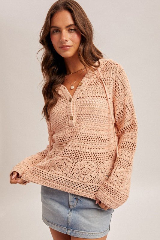 Crochet Hoodie - 2 colors! - The Nines