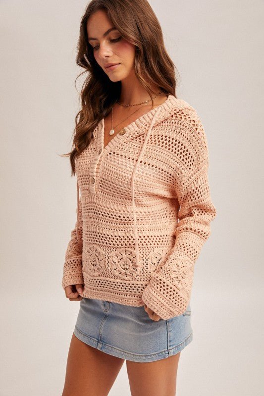 Crochet Hoodie - 2 colors! - The Nines
