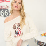 American Heart Dog Sweater - The Nines