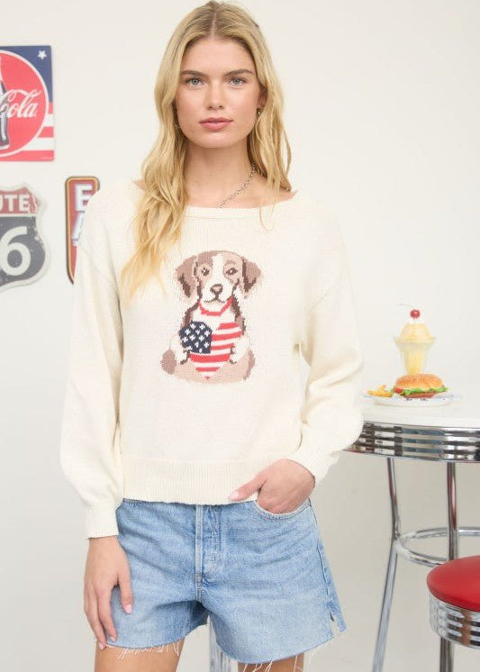 American Heart Dog Sweater - The Nines
