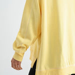 Yellow Glow Stitchline Boxy Sweatshirt - The Nines
