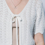 Tie Front Cropped Cardigan - 3 Colors! - The Nines
