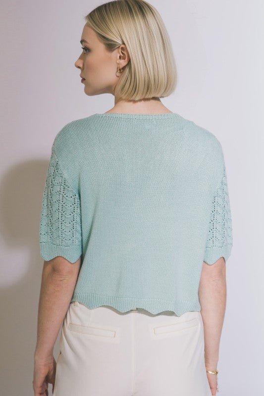 Tie Front Cropped Cardigan - 3 Colors! - The Nines