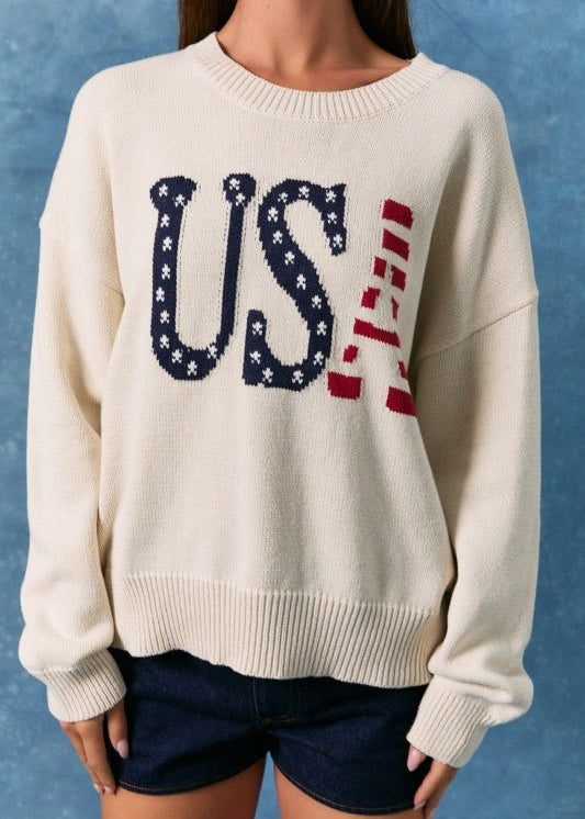 USA Crew Neck Sweater - The Nines