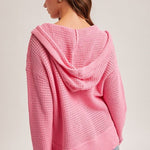 Crochet Open Knit Hoodie - 2 Colors! - The Nines