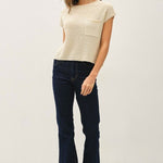 Vanilla Knit Pocket Top - The Nines