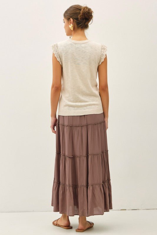 Tiered Maxi Skirt - 3 Colors! - The Nines