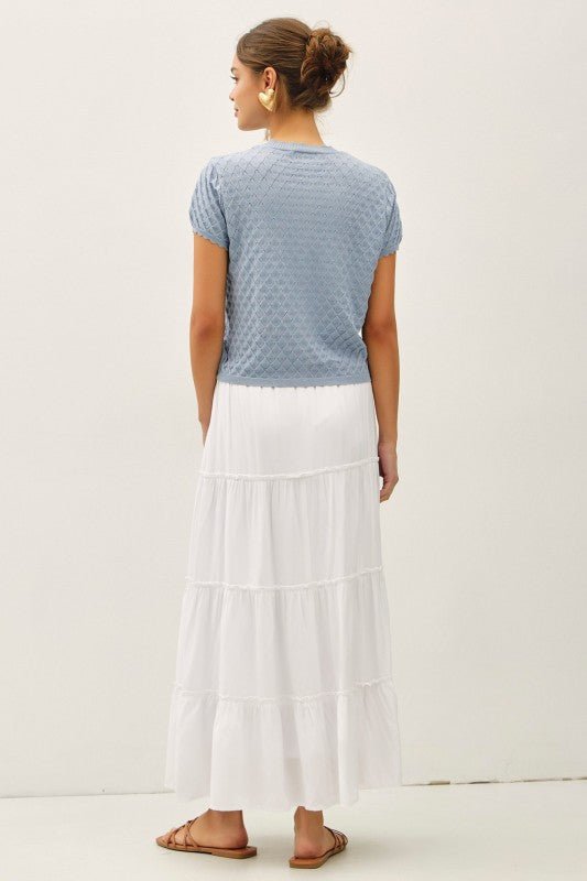 Tiered Maxi Skirt - 3 Colors! - The Nines