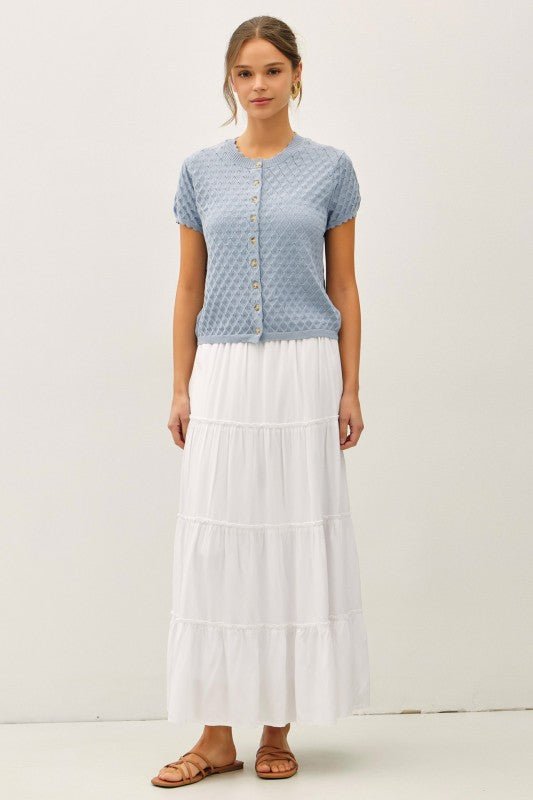 Tiered Maxi Skirt - 3 Colors! - The Nines