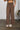Smocked Waist Brown Pants