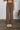 Smocked Waist Brown Pants