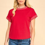 Ribbed Trim Top - 5 Colors! - The Nines