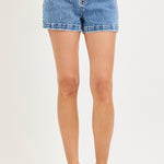 Risen Polka Dot Embroidered Shorts - The Nines