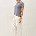 Knit Lightweight Sweater Tee - 2 Colors! - The Nines