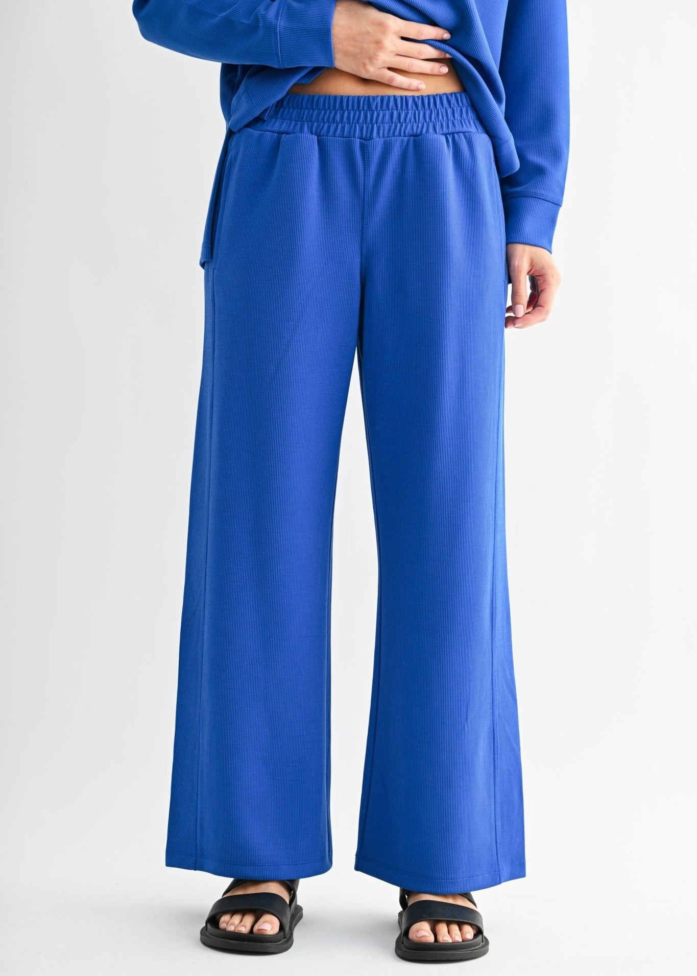Luxe Ribbed Pants - 6 Colors! - The Nines