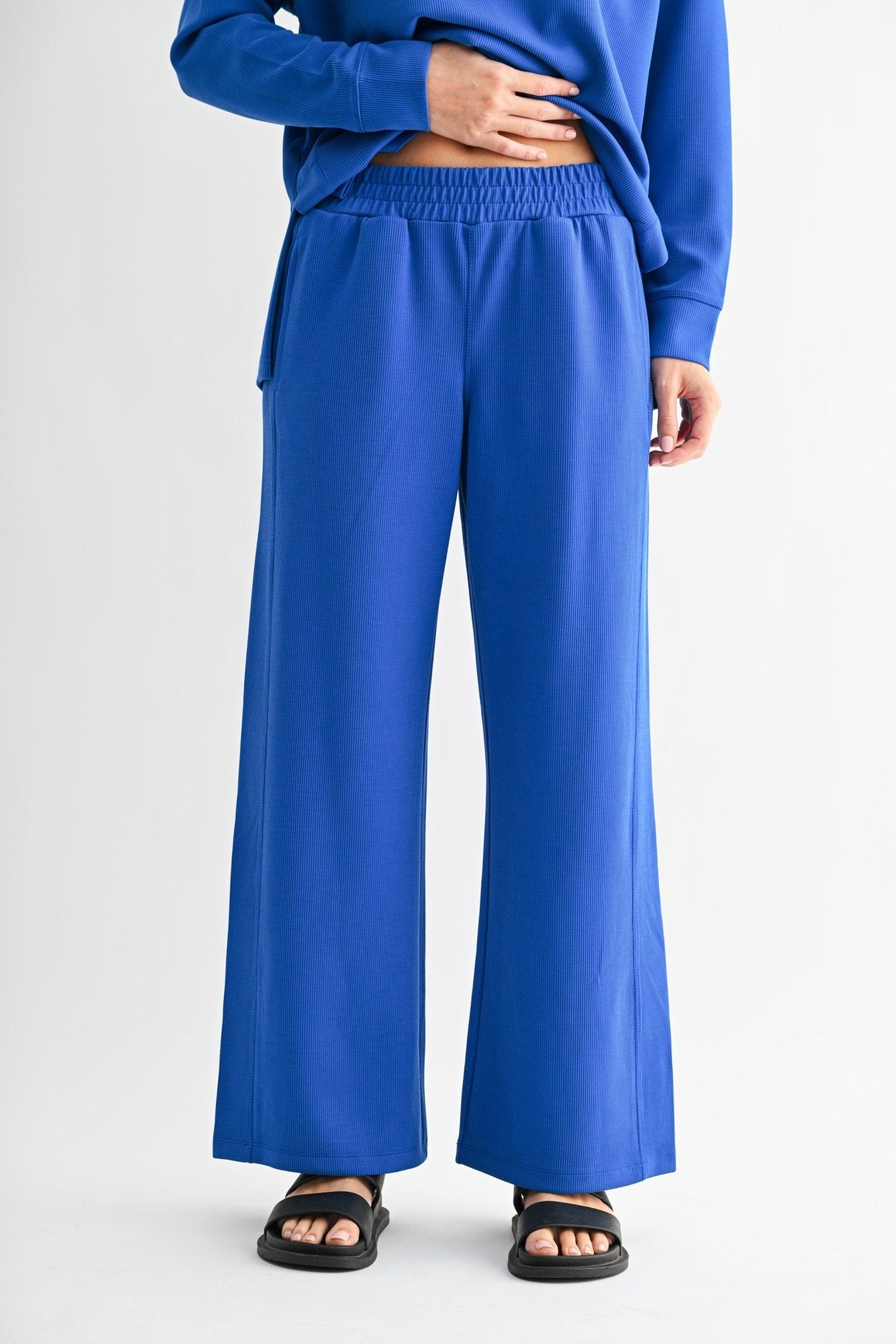 Luxe Ribbed Pants - 6 Colors! - The Nines