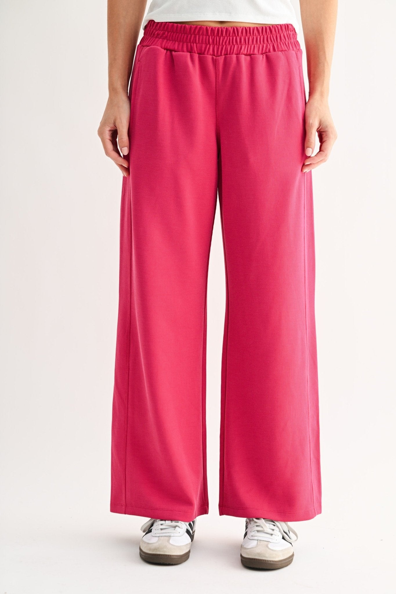Luxe Ribbed Pants - 6 Colors! - The Nines