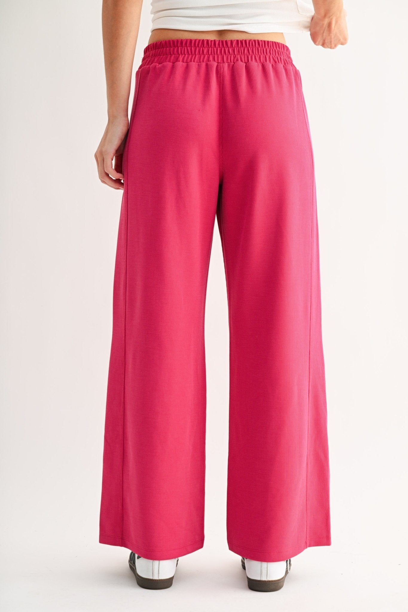 Luxe Ribbed Pants - 6 Colors! - The Nines