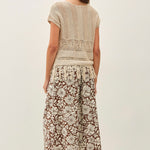 Bloom Wide Leg Cropped Pant - The Nines
