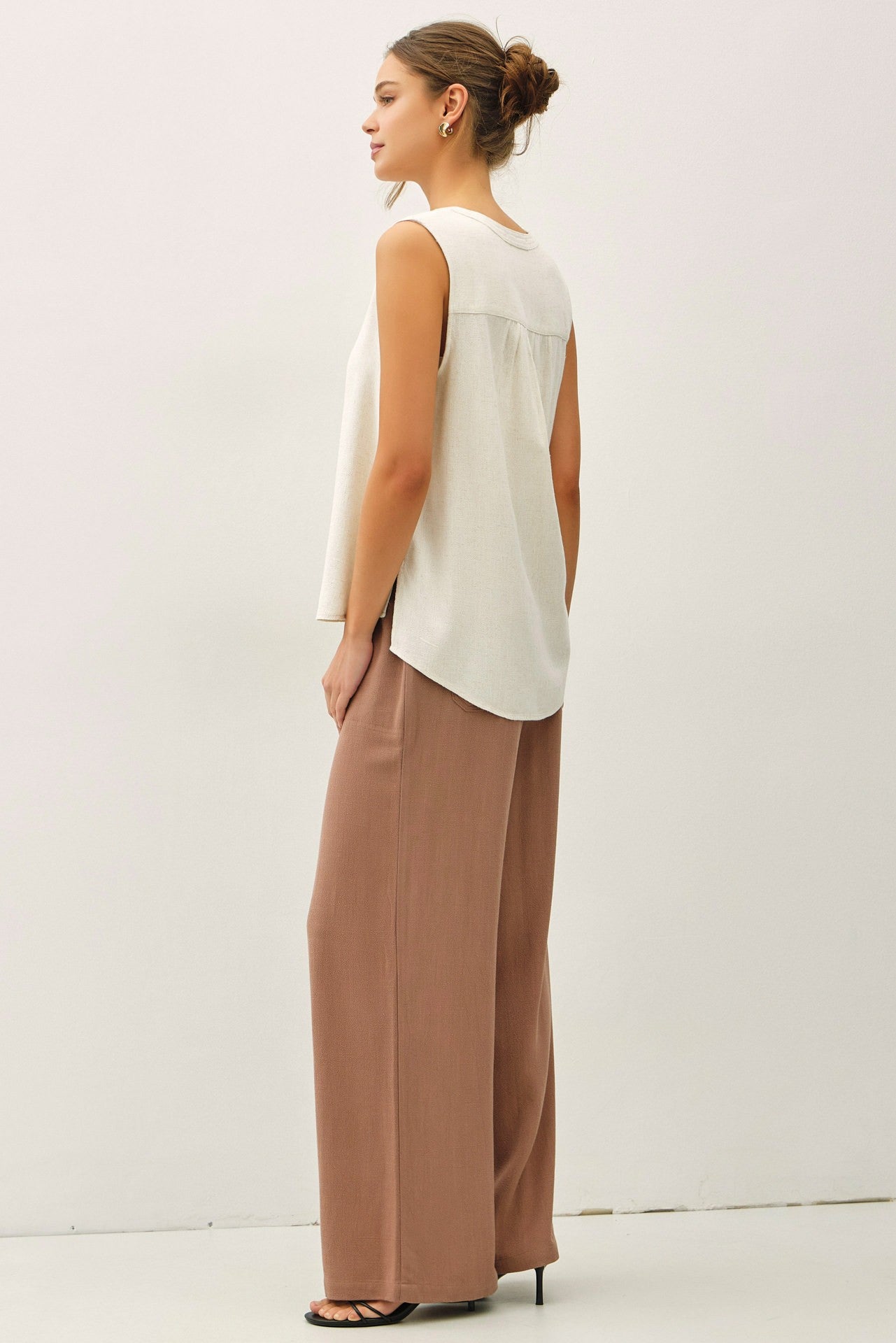 Linen Blend Swing Tank - 2 Colors! - The Nines