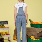 Washed Denim Overalls - The Nines