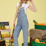 Washed Denim Overalls - The Nines