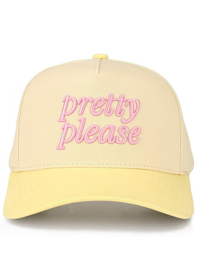 "Pretty Please" Butter Yellow Hat - The Nines