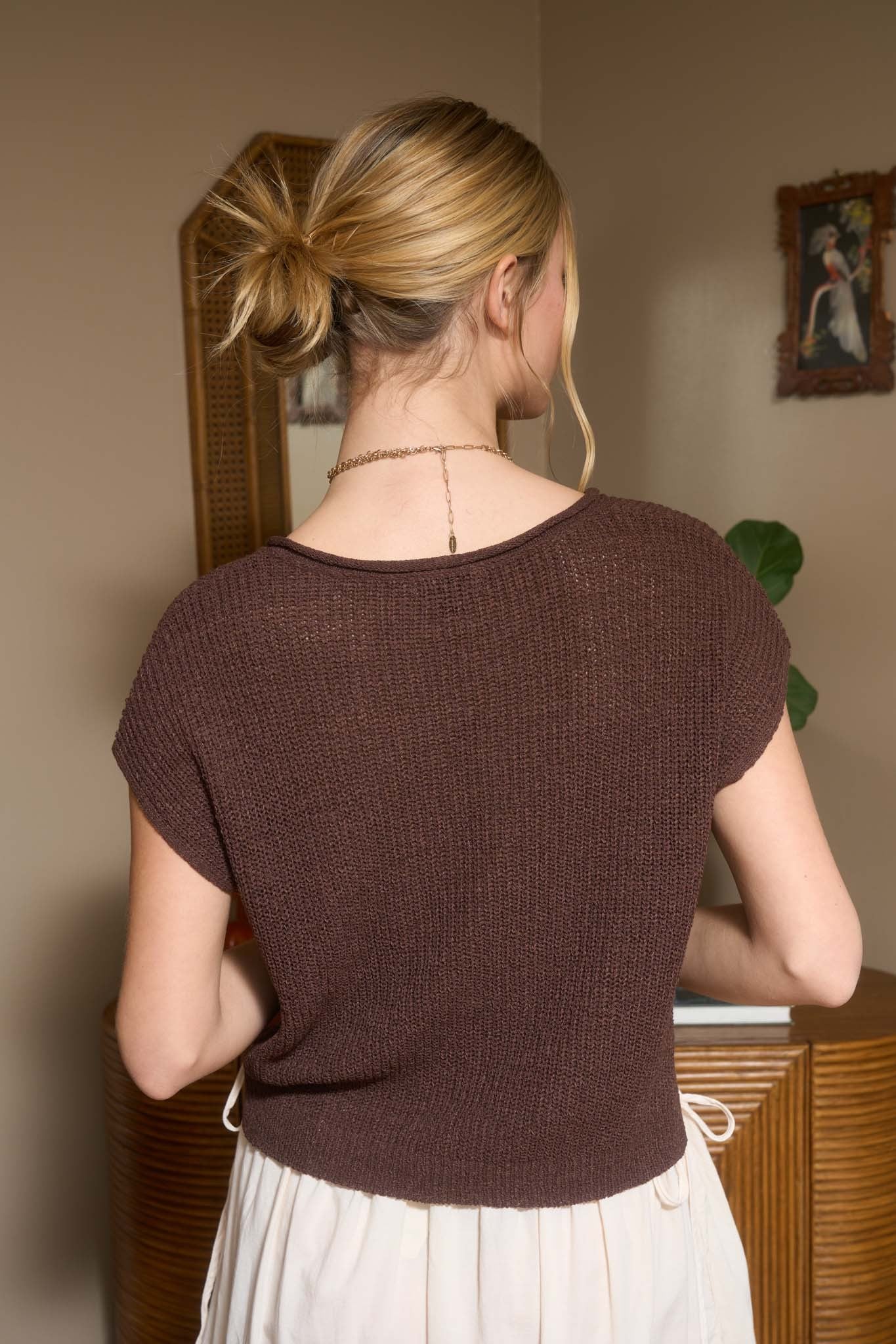 Sleeveless Summer Sweater - 2 Colors! - The Nines