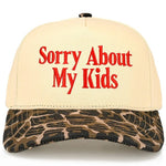 "Sorry About My Kids" Animal Print Hat - The Nines