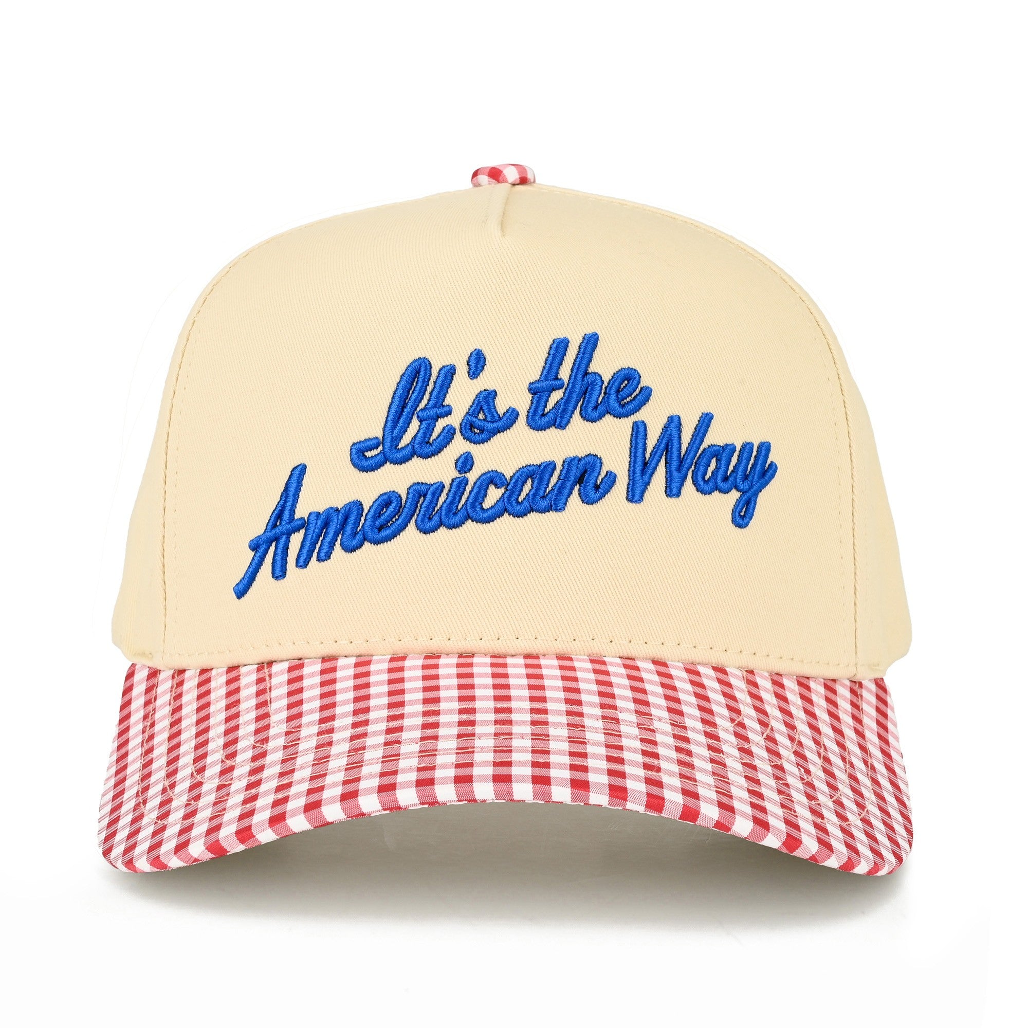 "It's The American Way" Gingham Hat - The Nines