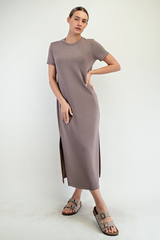 Scuba Maxi Dresses - 4 Colors! - The Nines