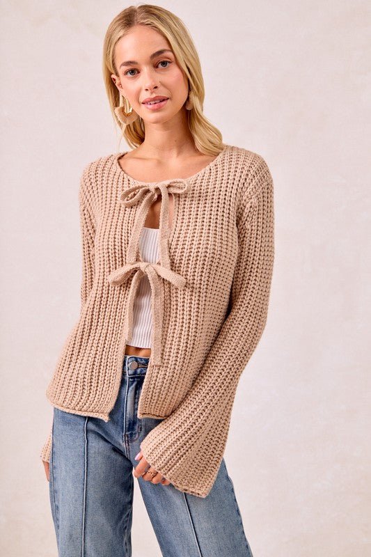 Solid Sweater Bow Tops - 2 Colors! - The Nines