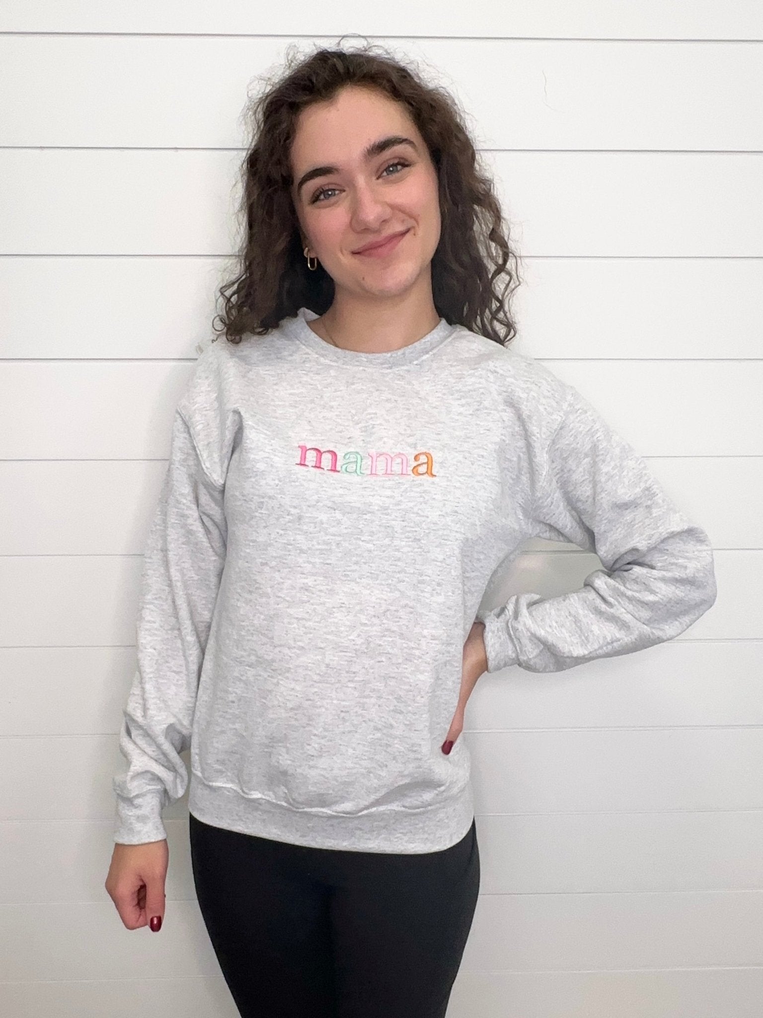 Nines Exclusive Mama Embroidered Sweatshirt - The Nines