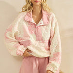 Textured Quilted Print Pullover - 2 colors! - The Nines