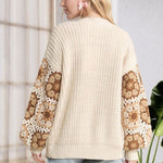 Crochet Sleeve Cardigan - 2 colors! - The Nines