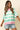 Mint & Blush Flutter Sleeve Top - The Nines