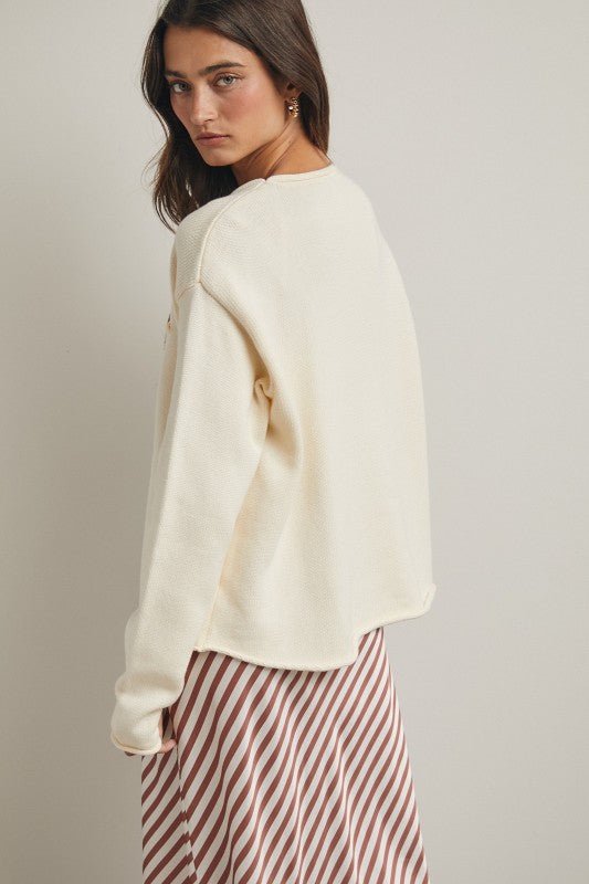 Cream Flying Duck Sweater - The Nines
