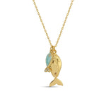 Large & Petite Fish Pendant Necklace - The Nines